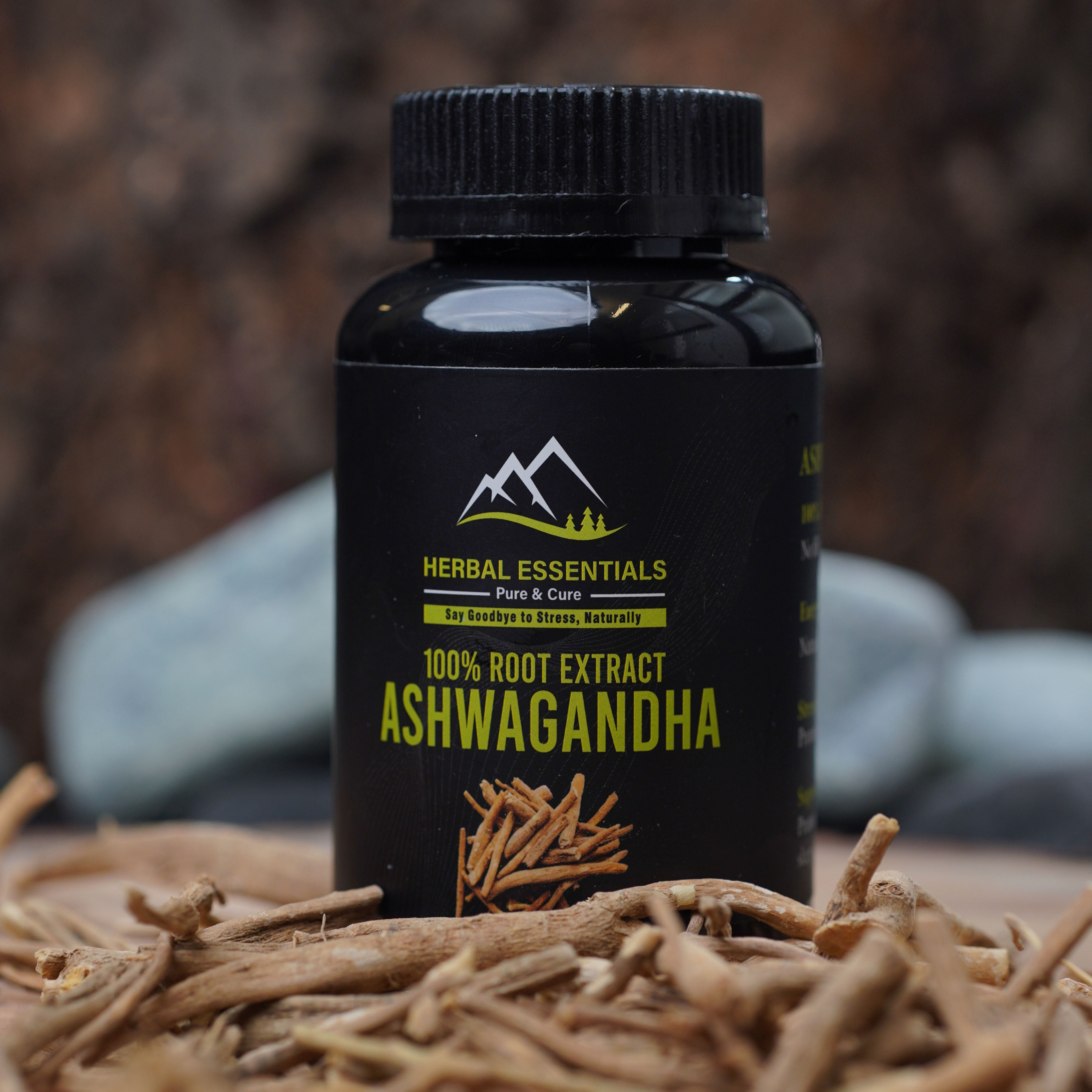 Ashwagandha – Herbal Essentials (90 Capsules)
